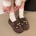 2025 Trendy Retro Tassel Beaded Shoes For Women Autumn New Fashion Versatile Lightweight Slip-On Flats_vogvips.com