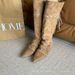 Fashionable 2025 Autumn Winter Thin Strap Pointed Toe Suede Stiletto Over-the-Knee High Heel Long Boots Women's Shoes_vogvips.com