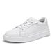 Men's Casual Board Shoes First Layer Cowhide Lace-up Sports Shoes Low-top Men's Shoes_vogvips.com