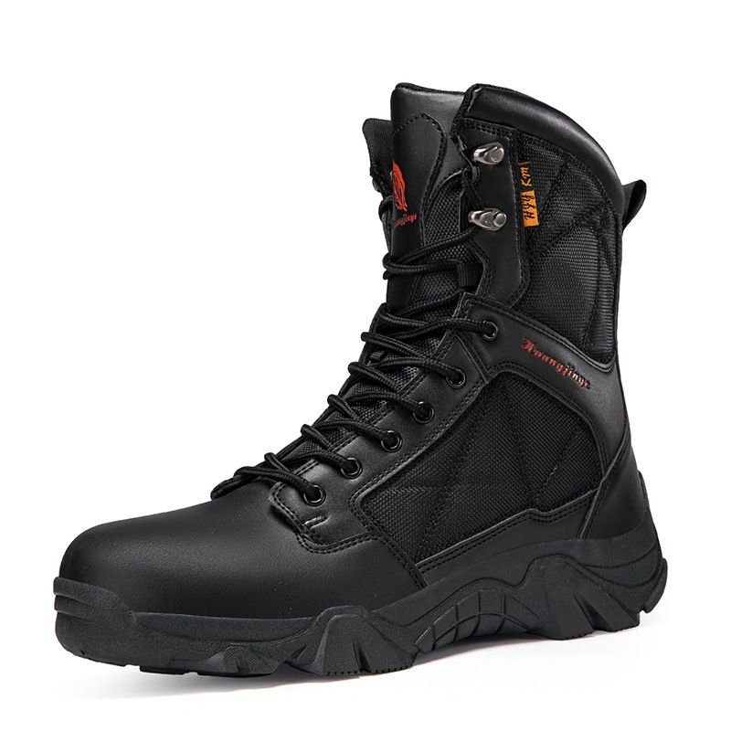 Special Forces Mountaineering Large Shoes Steel Head Combat Boots High Top Boots Desert Tactical Boots_vogvips.com