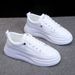 2025 New Spring Summer Casual Trendy Versatile Sneakers Hidden Heel White Women's Shoes_vogvips.com
