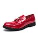 Large Size Glossy Business Set Foot For Men And England, Fashionable Solid Color Flowing Suo Lefu Shoes, Korean Version_vogvips.com