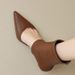 Trendy Pointed-toe Low-heel Cutout Back-zip Slim Boots, 2025 Summer European And American Design High-heeled Sandals For_vogvips.com