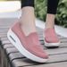 Shake New With Thick Air Cushioned Fashionable Dance Shoes, Soft Soles, Comfortable Flying Woven Women's Shoes_vogvips.com