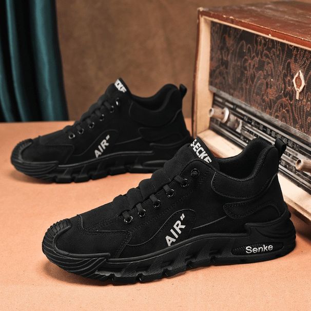 Men's Labor Protection Shoes, Spring Construction Site Work Anti-slip Board Shoes, Casual Work Shoes_vogvips.com