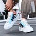 2025 Autumn New Trendy Men's Shoes Breathable Thick Soled Height Increasing Trendy Men's Color Blocked Casual Board Shoes Dad Shoes_vogvips.com