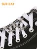 6-piece Gothic Hip Hop Musical Note Double-Sided Decorative Accessories Set, DIY Home Decor And Crafts, Shoe DIY Decorations, Halloween_vogvips.com