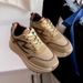 Thick Soled Dad Shoes For Women New Style Breathable Ulzzang Version Wear Resistant Comfortable Retro Shoes For Women_vogvips.com