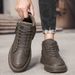 European Warm Series Martin 2025 Autumn Winter Men's Sports Ultra-fine Fiber Surface Warm Side Zipper Low-top Work Boots_vogvips.com
