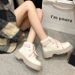 Cute Warm Thick-Soled Snow Boots For Women 2025 New Winter Furry Plush Thickened Lolita Cotton Shoes_vogvips.com
