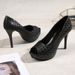 Fashionplaid Pattern Waterproof Platform Flatscasual Ultra-high Heel Banquet Catwalk Wedding Shoes Women's Flats_vogvips.com