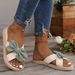 Women's Shoe New Outdoor Large Size Ladies Flat Bottom Flower Fashion Casual Wear Home Leisure Hanging Beads Hot Sale_vogvips.com