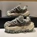 Color Matching Men's Shoes Dad Shoes Thick Sole Heightening Shock Absorbing Sports Shoes Summer Casual Shoes_vogvips.com