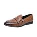 2025 New Business Large Size Monk Men Korean Style Crocodile Pattern Leather Shoes_vogvips.com