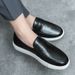 Men's Casual Fashion Loafers Moccasins Slip On Man Flats Comfortable Male Genuine Leather Shoes Chaussure Homme Cuir_vogvips.com
