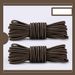Shoe Accessories striped round Martin boots, casual military boots, black and white, British style shoelaces_vogvips.com