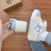 White Sneaker Women 26 New Fall Board Shoes Fashionable And Cute Casual Low Heel_vogvips.com