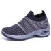 Cross-Border Plus Size Women's Air Cushion Sneakers Slip-On Fashionable Rocking Casual Sock Shoes For Women_vogvips.com