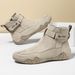 Retro Style Martin Boots Men's Leather Large Size Men's Shoes High Top Wear-resistant Outdoor Casual Shoes_vogvips.com