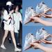 Genuine Leather Dad For Women 2021 Spring New Sports NB327 Small Waist Women's Ins Trend Versatile Casual Shoes_vogvips.com