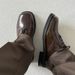 ShoeVault Square Toe Business Derby Height Increasing Winter Fleece Lined British Style Leather Casual Shoes For Men And Women_vogvips.com