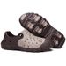 Summer Combination Sole Sandals, Color Blocking Trend, Breathable Hole Shoes, One Step Fashion Hollow Beach Shoes X3_vogvips.com