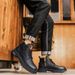 European Warm Series 2025 New Fashionable High-End Martin Boots Business Casual Leather Men's Shoes_vogvips.com