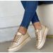 Women's Plus Size Casual Single Shoes Fashion Metal Wind Station Flat New Comfort Meets Statement-Making Artistry_vogvips.com
