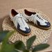 Men's Classic British Style Leather Casual Shoes - Handcrafted Retro Oxford Sneakers With Cushioned Sole (Black, White Coffee, White Blue)_vogvips.com