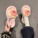 Women's Flat Sandals Summer Cute Comfy Versatile Milk Color Slides For Ladies Indoor Outdoor Wear Youthful Sweet Style_vogvips.com