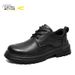 【Top Layer Cowhide】German Camel Dynamic Work Men's Genuine Outdoor Thick Sole Big Head Leather Shoes Men_vogvips.com
