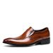 Men's With Toe, Breathable Summer Formal Wear, Business Men's Casual British Style Shoes, Le Fu Leather Shoes_vogvips.com