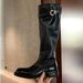 Cowhide Version ~ Grape Mom Same Style Genuine Leather Thick-Soled Over-the-Knee Women Melad Long High Tube Riding Boots_vogvips.com