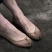 Women's Split Toe Shoes Inner Wedge Heel Low Cut Patent Leather Mesh Rhinestone Pig Trotter Single Shoes Style Women's Ballet Flats_vogvips.com