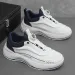 plus Men's Shoes 2025 Increase Spring And Autumn Summer Rotation New Teen Sneakers Leather Button Waterproof Trend Leisure Daddy_vogvips.com