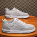 Men's 2025 Summer New Mesh Breathable Sports And Leisure Men's Low Cut Black Trendy Versatile Board Shoes_vogvips.com