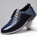 Suitable For All Seasons Large Size Leather 2025 Autumn Trendy Casual Formal British Style Versatile Checkered Men's Shoes_vogvips.com
