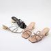 Women's Shoes New Summer Rhinestone Strappy High Heeled Sandals For Women, Versatile, Stylish, Chunky Heel, Plus Size._vogvips.com