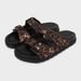 Summer Women's Animal Print Buckle Flat round Toe Casual Sandals Thick Sole Beach Slippers ZA2025_vogvips.com