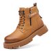 European Warm Series Laolang Family Yellow Autumn Winter Warm Men's Fashion Workwear Martin Boots Trendy Fleece Thickened_vogvips.com