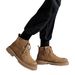 European Warm Series Men's Martin Low Spring Autumn Yellow High Top Leather Cotton Shoes Winter Plush Work Boots Men_vogvips.com