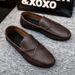 SHLIANG Men Shoes Loafers Casual Shoes Handmade Moccasins Men Comfortable Driving Shoes Sneakers Male Designer Design Footwear Y0155_vogvips.com