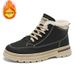 Men's Winter Fleece-Lined Martin Boots, Trendy Versatile High-Top Work Shoes, Thickened Warm Cotton Shoes, Thick-Soled C_vogvips.com