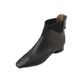French Style Small Thick Heel Square Toe Soft Leather Ankle Boots For Women 2024 Autumn New Knitted Deep Mouth Women's_vogvips.com