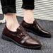 Men’s Shoes Men's Leather Shoes New Men's Formal Leather Shoes Men's Business Casual Fashion Men's Shoes One Piece Drop Shipping Casual Shoes_vogvips.com