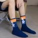 10/20 Pairs Neutral Solid Color Round Neck Spring Summer Sweat Absorbing Breathable Comfortable All-season Sports Socks_vogvips.com