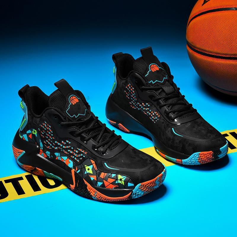 Basketball shoes Outdoor combat youth students running sports shoes for men_vogvips.com