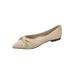 Pointed Flat-soled Single Shoes Women's One-pedal Ladyshoes Xiaoxiangfeng Doudou Shoes Large-size Women's Shoes_vogvips.com