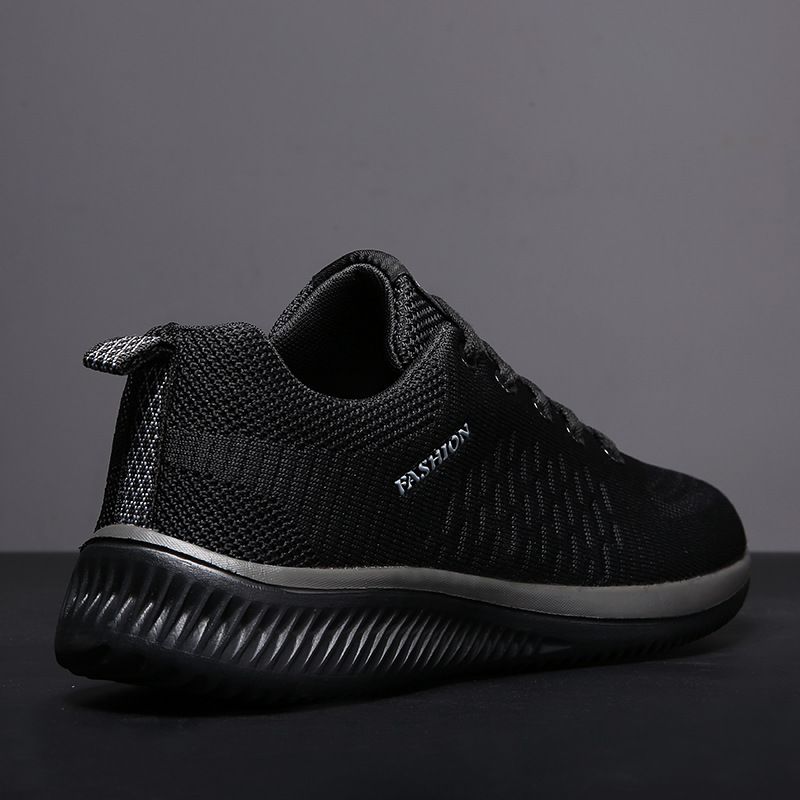 Men’s Shoes Large Size Flying Woven Breathable Sports Shoes Casual Sports Shoes Simple Couple Men's Large Size_vogvips.com