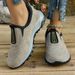 Men's & Women's Casual Slip-On Shoes With Soft Suede Upper, Comfortable Low Heel For Walking, Running, And Outdoor Activities_vogvips.com